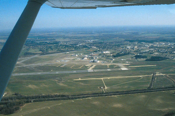 South end of NQA runway, looking east (click for image with labels)